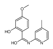 Benzamide, 2-hydroxy-4-methoxy-N-(4-methyl-2-pyridinyl)- (9CI)结构式