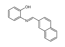 2-(naphthalen-2-ylmethylideneamino)phenol Structure