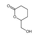 6-(hydroxymethyl)oxan-2-one Structure