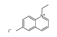 1-ethyl-6-methyl-quinolinium, iodide结构式