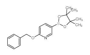 6-(苄氧基)吡啶-3-硼酸频哪醇酯结构式