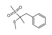 methyl(2-(methylsulfonyl)-1-phenylpropan-2-yl)sulfane Structure