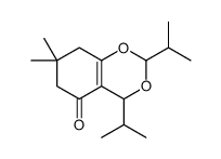 7,8-DIHYDRO-2,4-DIISOPROPYL-7,7-DIMETHYL-4H-BENZO[D][1,3]DIOXIN-5(6H)-ONE结构式