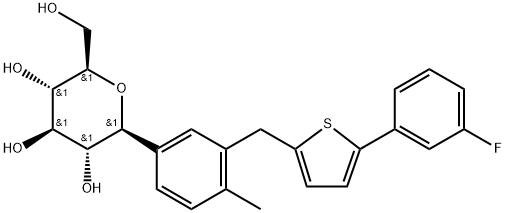 Canagliflozin Impurity 14 structure
