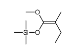(1-methoxy-2-methylbut-1-enoxy)-trimethylsilane Structure