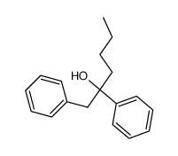 1,2-diphenyl-2-hexanol结构式