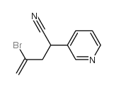 4-BROMO-2-PYRIDIN-3-YL-PENT-4-ENENITRILE Structure