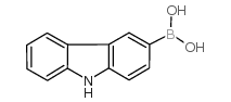 9H-咔唑-3-基硼酸结构式