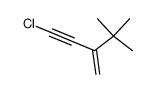 2-tert-butyl-4-chloro-but-1-en-3-yne结构式