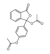 3-acetoxy-3-(4-acetoxy-phenyl)-phthalide Structure