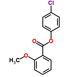 4-Chlorophenyl 2-methoxybenzoate Structure