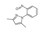 3,5-dimethyl-1-(2-nitrosophenyl)pyrazole Structure