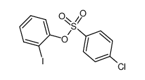 2-iodophenyl 4-chlorobenzenesulfonate结构式