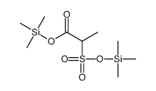 trimethylsilyl 2-trimethylsilyloxysulfonylpropanoate结构式
