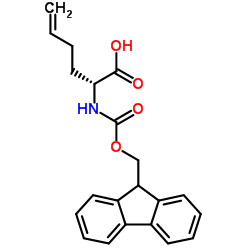 (R)-N-Fmoc-2-(3'-butenyl)glycine Structure