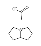 hexahydro-1H-thieno[1,2-a]thiophen-4-ium acetate结构式
