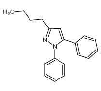 3-BUTYL-1,5-DIPHENYL-1H-PYRAZOLE Structure