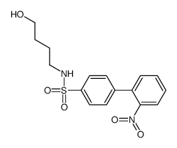 N-(4-hydroxybutyl)-4-(2-nitrophenyl)benzenesulfonamide Structure