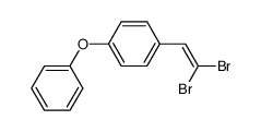 1-(2,2-dibromovinyl)-4-phenoxybenzene结构式