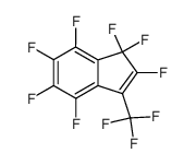 Perfluoro(3-methylindene)结构式