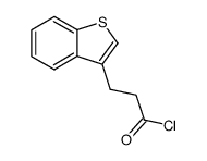 3-benzo[b]thiophen-3-yl-propionyl chloride结构式