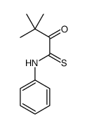 3,3-dimethyl-2-oxo-N-phenylbutanethioamide结构式