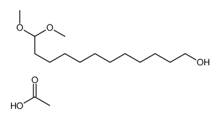 acetic acid,12,12-dimethoxydodecan-1-ol结构式