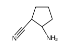 顺-2-氨基环戊烷甲腈结构式