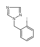 1-(2-碘苄基)-1H-1,2,4-噻唑结构式