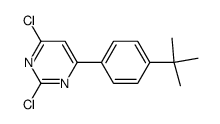 6-[4-(tert-butyl)phenyl]-2,4-dichloropyrimidine结构式