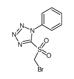 5-[(bromomethyl)sulfonyl]-1-phenyl-1H-tetrazole Structure