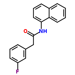 2-(3-Fluorophenyl)-N-(1-naphthyl)acetamide Structure