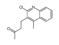 4-(2-chloro-4-methylquinolin-3-yl)butan-2-one结构式