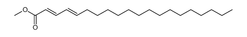 2,4-Eicosadienoic acid, methyl ester, (E,E) Structure