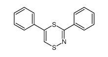 3,5-diphenyl-1,4,2-dithiazine Structure
