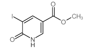 6-羟基-5-碘烟酸甲酯结构式
