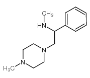 2-(4-甲基哌嗪基)-1-苯基乙基甲胺结构式