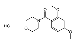 (2,4-dimethoxyphenyl)-morpholin-4-ylmethanone,hydrochloride Structure