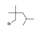 (3-bromo-2,2-dimethylpropyl)-dimethylphosphane Structure