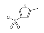 5-Methyl-3-thiophenesulfonyl chloride structure