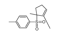 1-(1,2-dimethylcyclopent-2-en-1-yl)sulfonyl-4-methylbenzene Structure