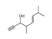 4,7-dimethyloct-5-en-1-yn-3-ol Structure
