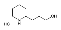 3-(2-Piperidyl)-1-propanol Hydrochloride Structure