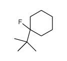 1-tert-butyl-1-fluorocyclohexane Structure
