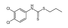 PROPYL (3,4-DICHLOROPHENYL)CARBAMODITHIOATE Structure