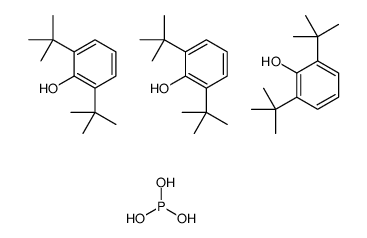 2,6-ditert-butylphenol,phosphorous acid Structure