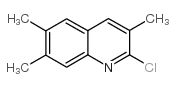 2-Chloro-3,6,7-trimethylquinoline Structure