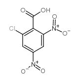 2-氯-4,6-二硝基苯甲酸结构式