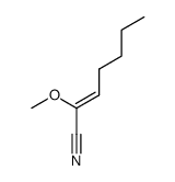 (Z)-2-Methoxy-2-heptenenitrile结构式
