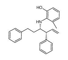 (S,R)-3-methyl-2-(1-phenethyl-2-phenyl-but-3-enylamino)-phenol Structure